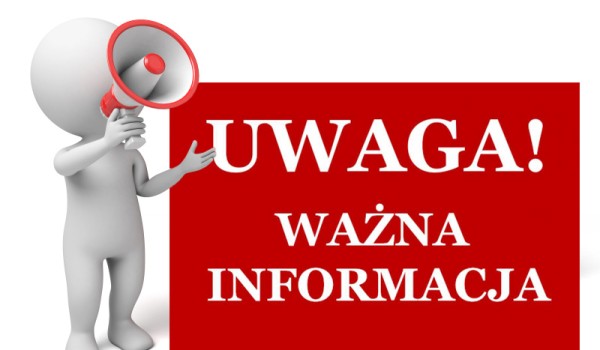 WAŻNY KOMUNIKAT !!