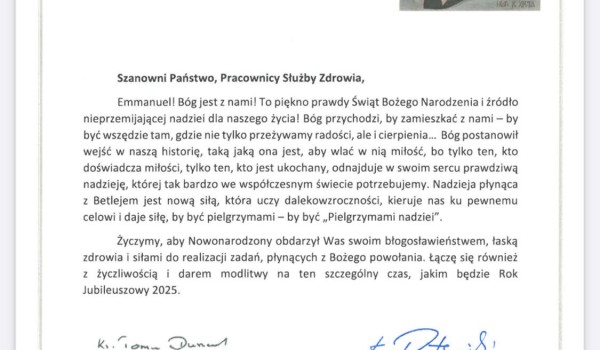 Życzenia Bożonarodzeniowe