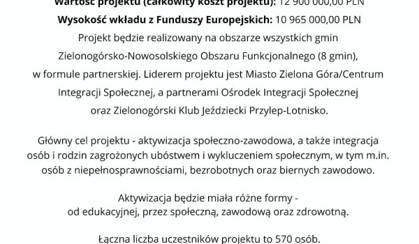 Projekt "Nowe Horyzonty - Etap (2024-2026)"