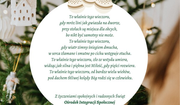 Życzenia Świąteczne